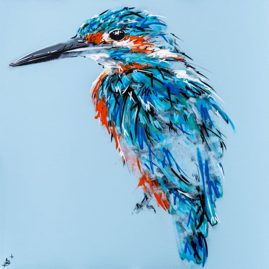 Tableau Martin pêcheur