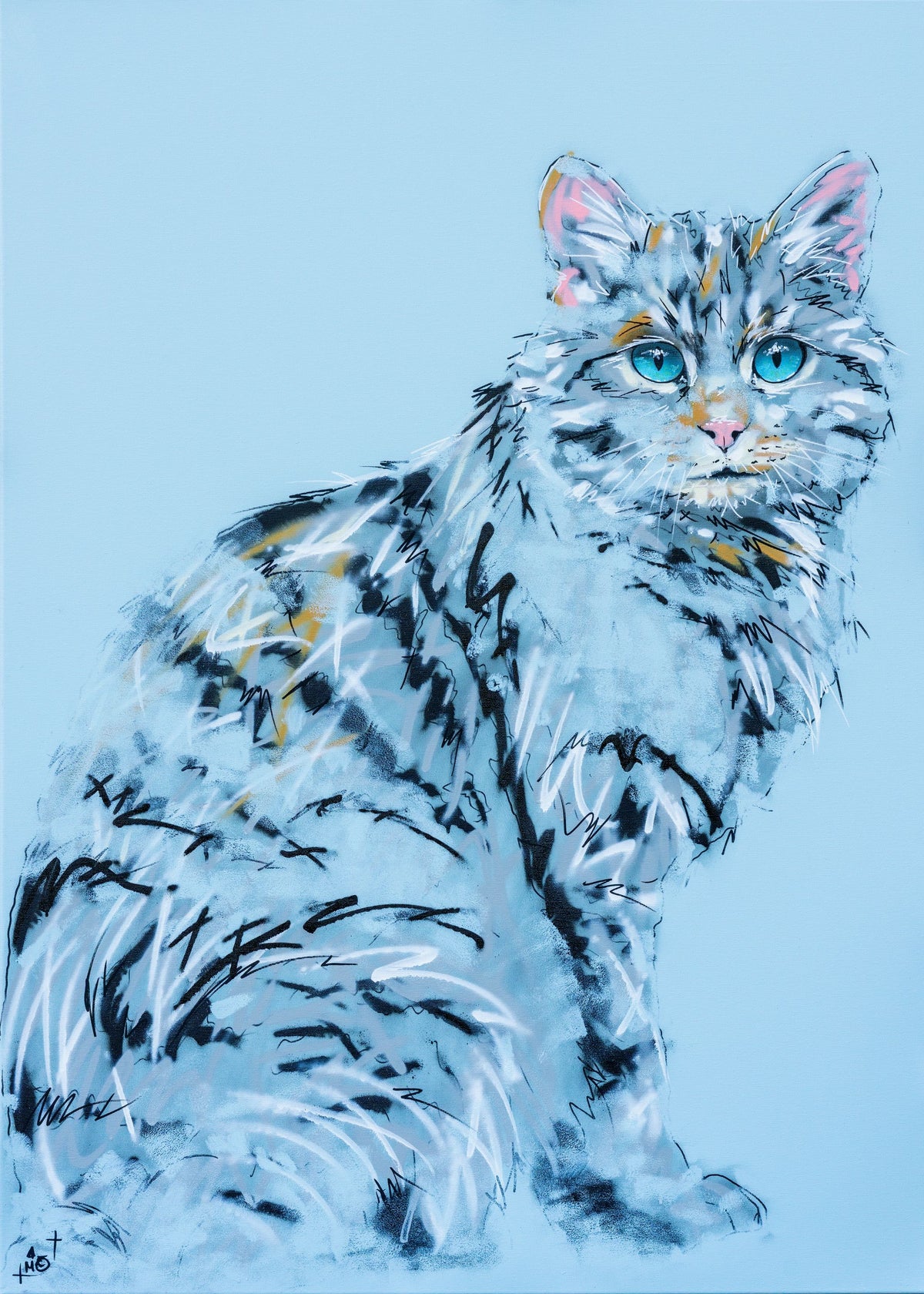 Tableau Chat sauvage