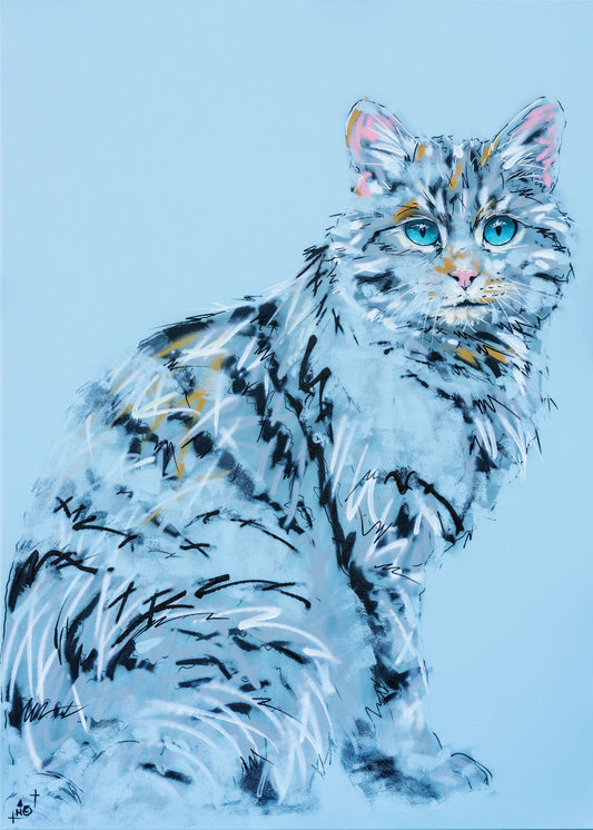 Tableau Chat sauvage