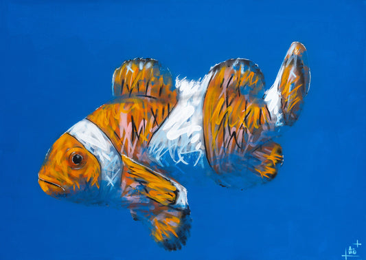Tableau Poisson clown